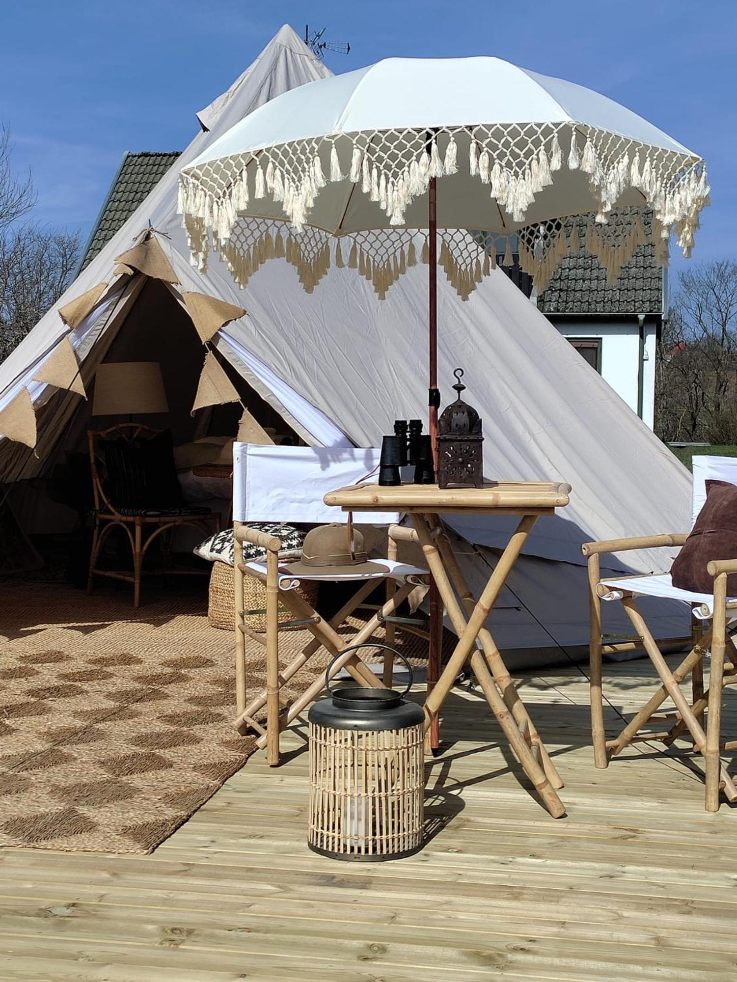 Luxury Tent With Restroom And Shower, Close To The Beach Ystad Eksteriør billede