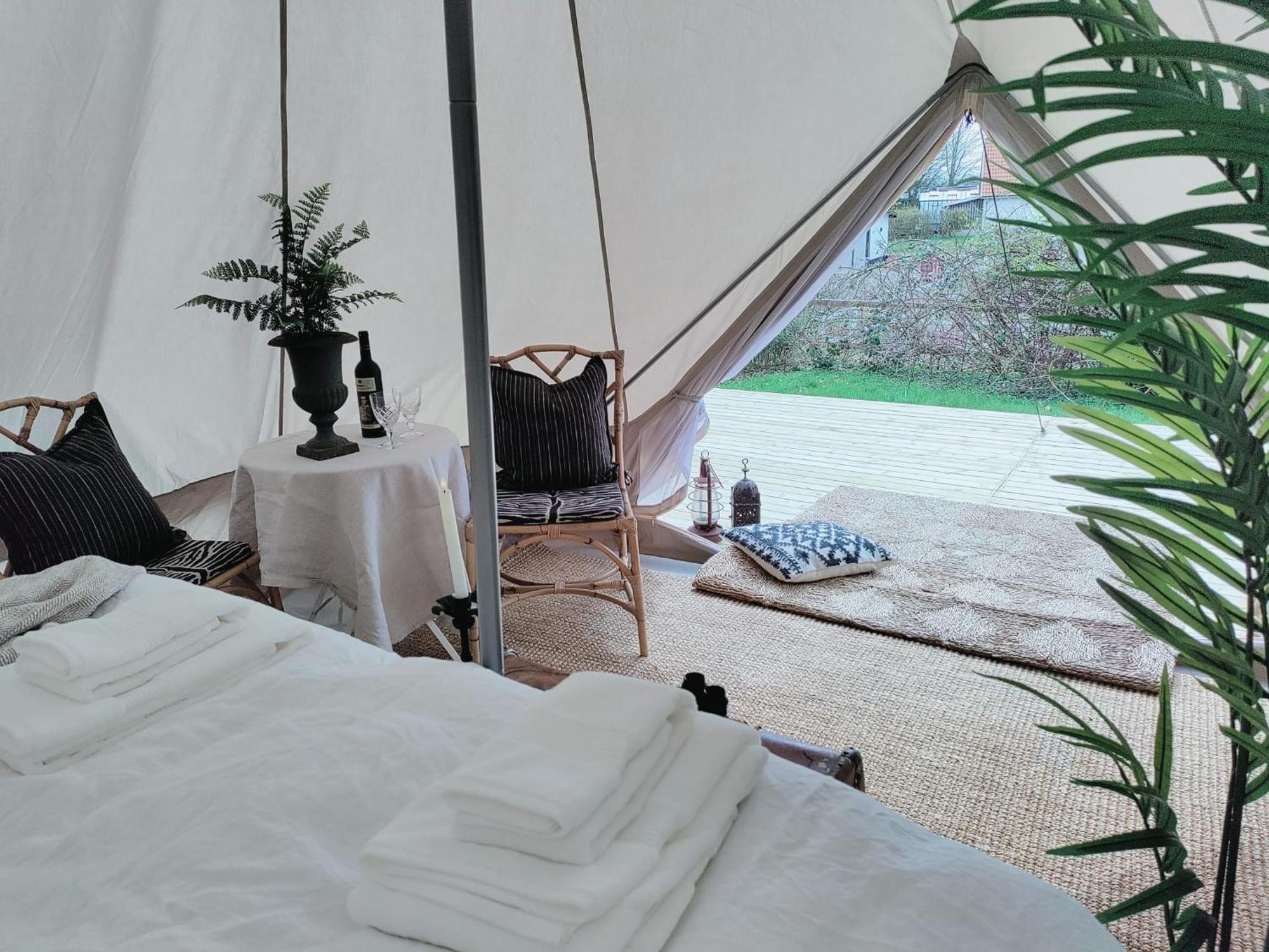 Luxury Tent With Restroom And Shower, Close To The Beach Ystad Eksteriør billede