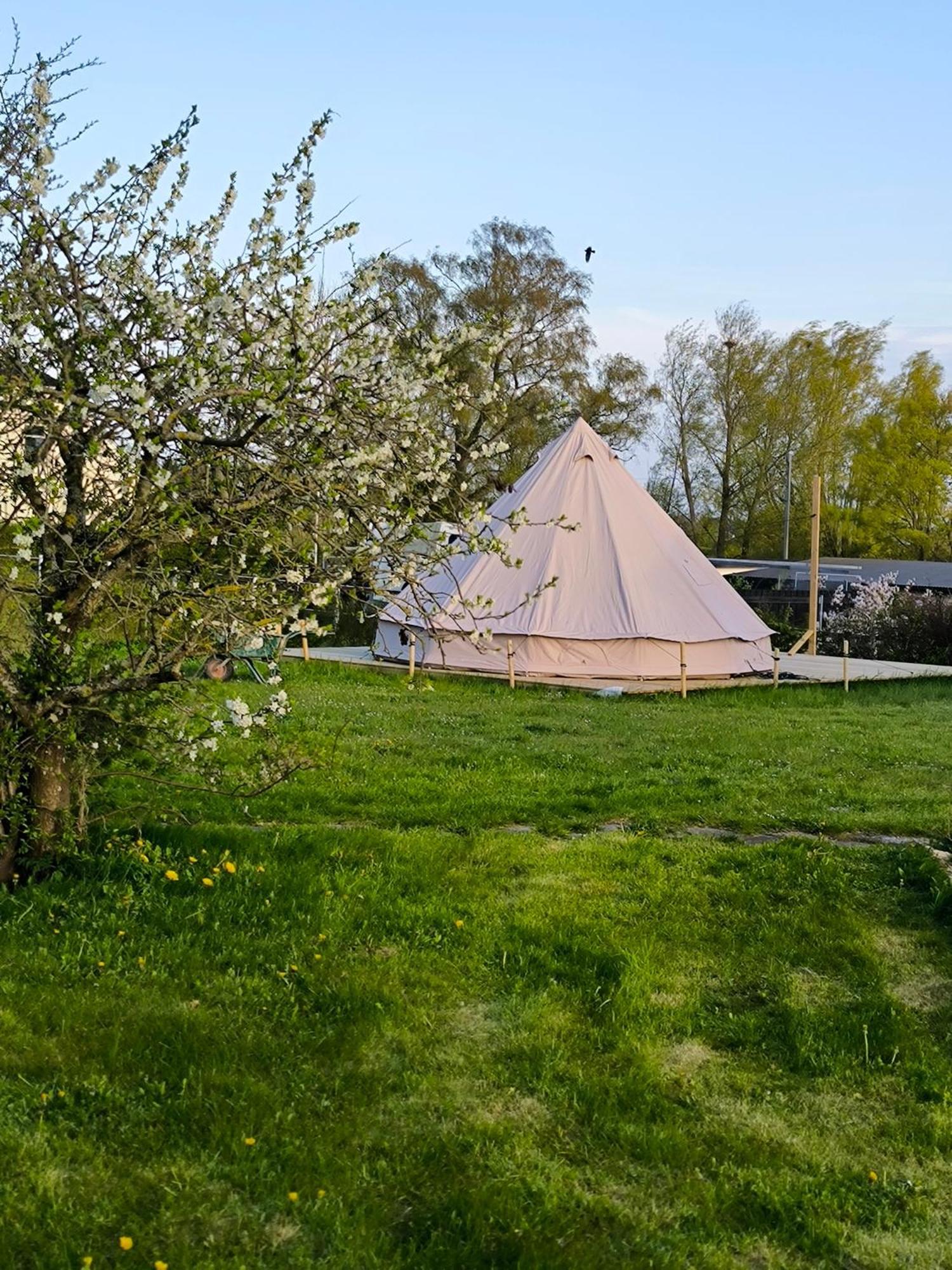 Luxury Tent With Restroom And Shower, Close To The Beach Ystad Eksteriør billede